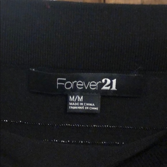 SOLD Forever 21 Mini Metallic Skirt - Picture 4 of 5